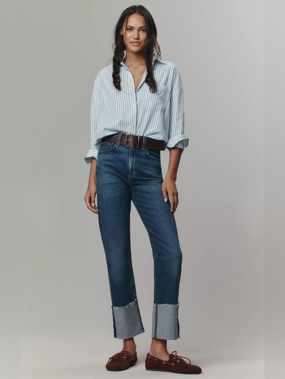 Joe's Jeans The Margot High-Rise Slim Straight Jeans in Serendipitous